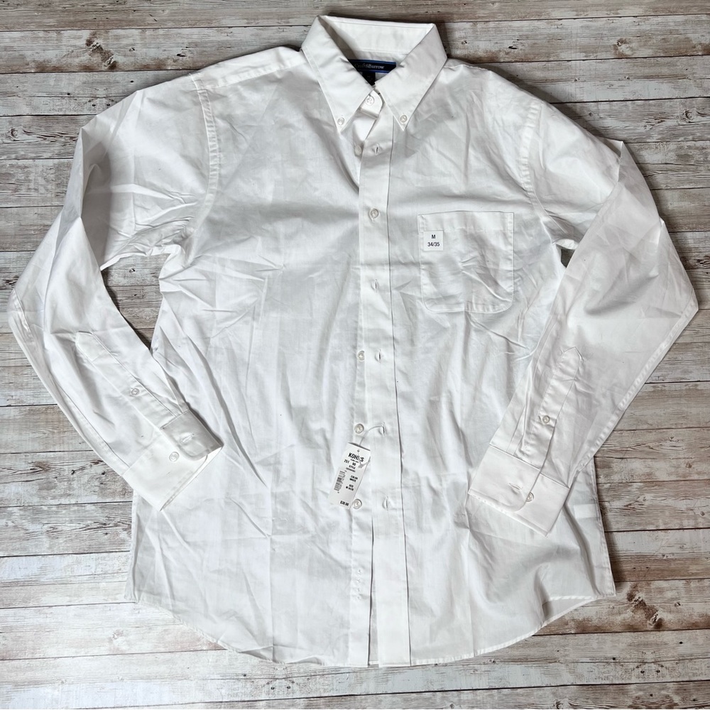 ($30) croft & barrow NWT 15 1/2-16 shirt - Picture 1 of 7